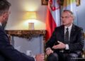 Prezydent Andrzej Duda podczas wywiadu
