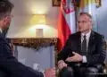 Prezydent Andrzej Duda podczas wywiadu