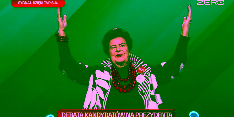 Debata Prezydencka 12 maja TVP S.A. W likwidacji Joanna Senyszyn