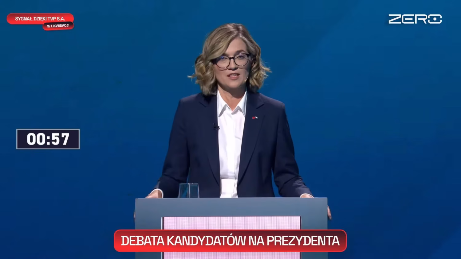 Debata Prezydencka 12 maja TVP S.A. W likwidacji Magdalena Biejat