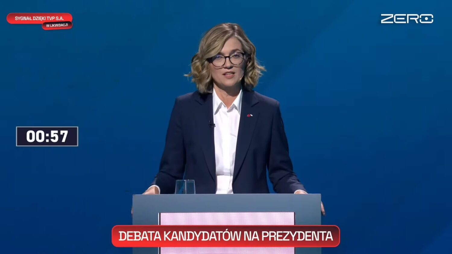 Debata Prezydencka 12 maja TVP S.A. W likwidacji Magdalena Biejat