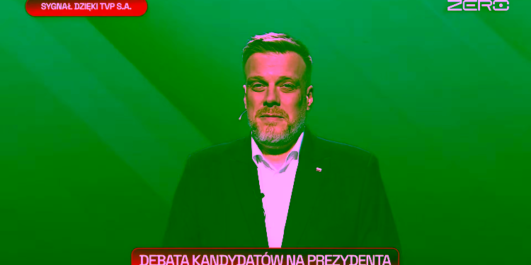 Debata Prezydencka 12 maja TVP S.A. W likwidacji Adrian Zandberg