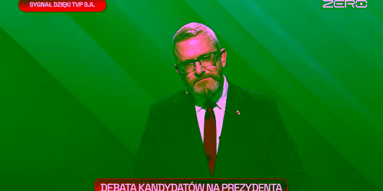 Debata Prezydencka 12 maja TVP S.A. W likwidacji Grzegorz Braun