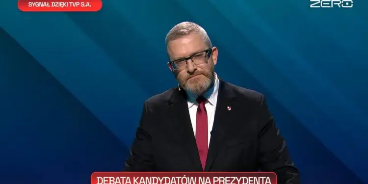 Debata Prezydencka 12 maja TVP S.A. W likwidacji Grzegorz Braun
