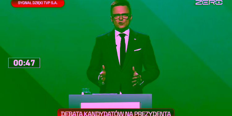 Debata Prezydencka 12 maja TVP S.A. W likwidacji Szymon Hołownia