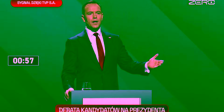 Debata Prezydencka 12 maja TVP S.A. W likwidacji Karol Nawrocki