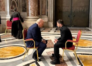 Trump and Zelensky at Vatican
