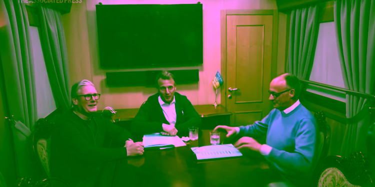 Przywódcy w pociągu