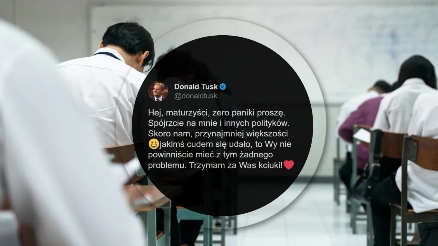 Donald Tusk Matura 2025