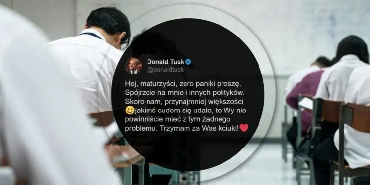 Donald Tusk Matura 2025