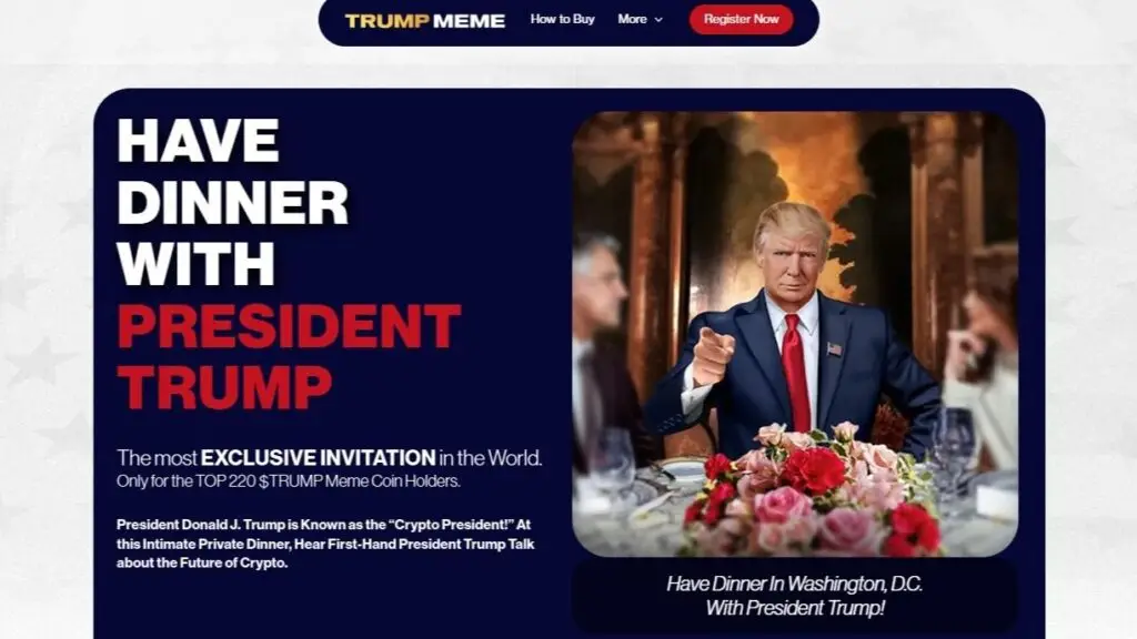 Dinner with President Trump