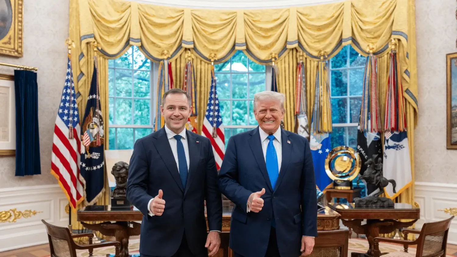 Karol Nawrocki i Donald Trump