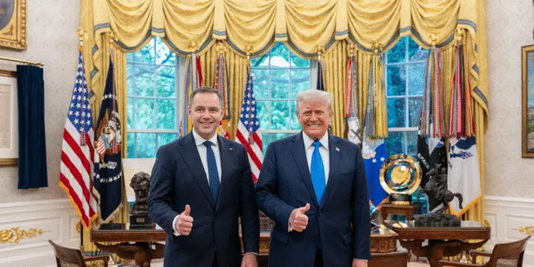 Karol Nawrocki i Donald Trump