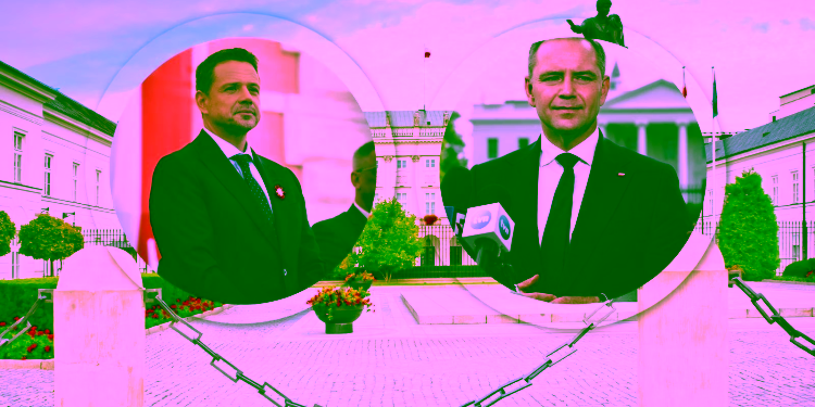 Rafał Trzaskowski i Karol Nawrocki