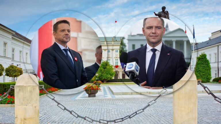Rafał Trzaskowski i Karol Nawrocki