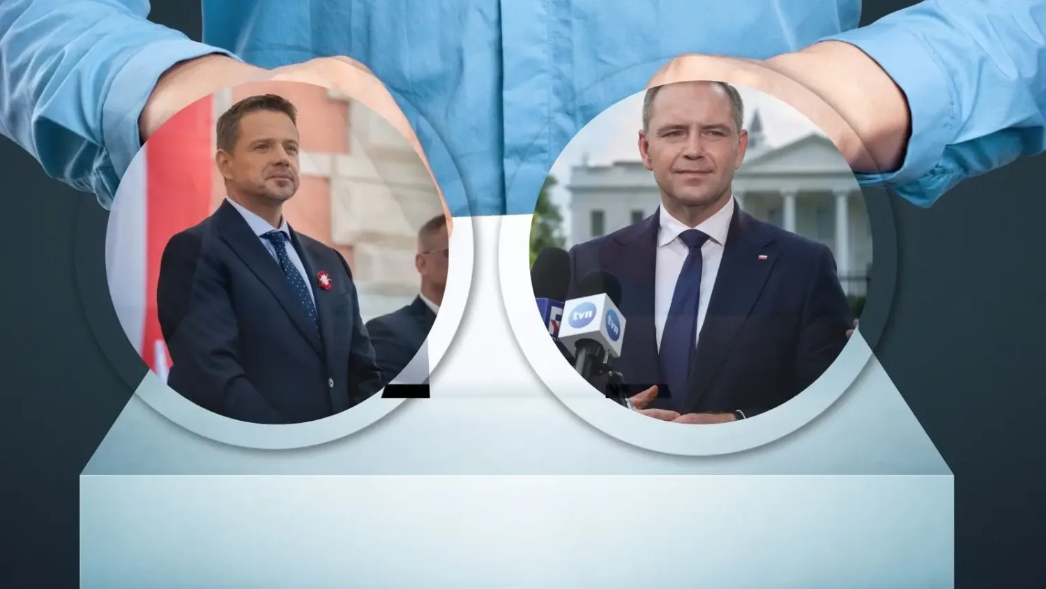 Rafał Trzaskowski i Karol Nawrocki