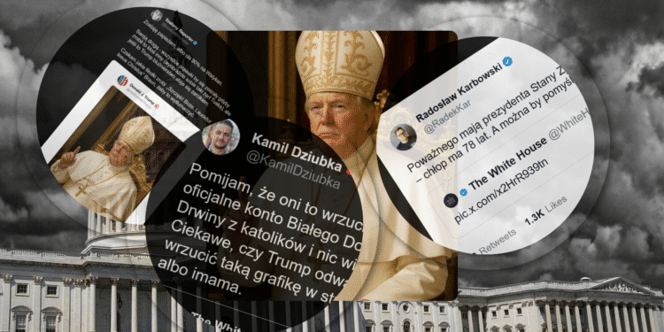 Trump jako Papież komentarze