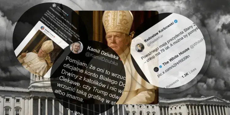 Trump jako Papież komentarze