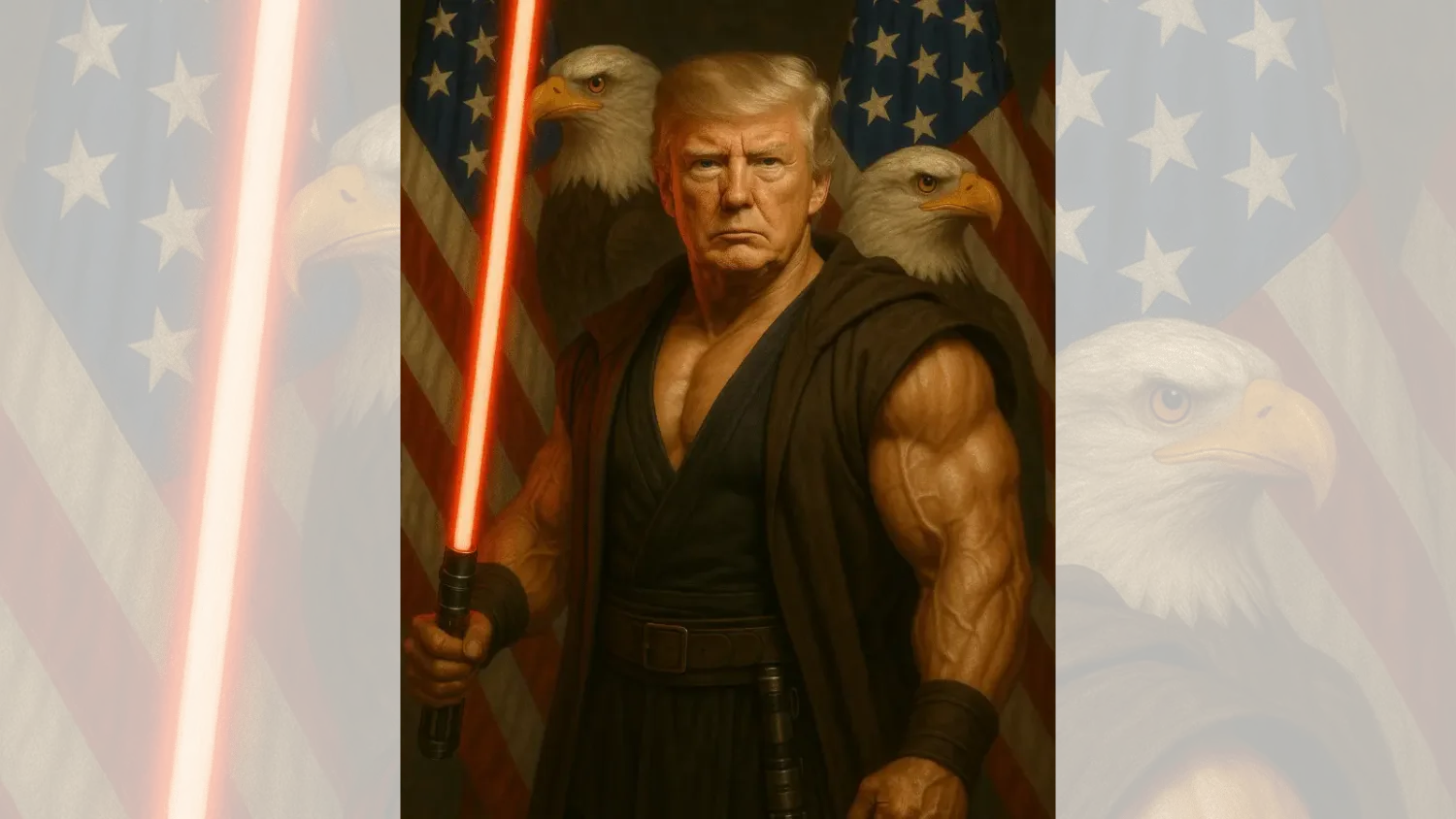 Donald Trump as a Jedi