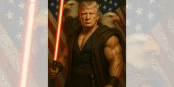 Donald Trump as a Jedi