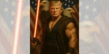Donald Trump as a Jedi