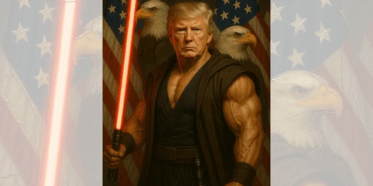Donald Trump as a Jedi