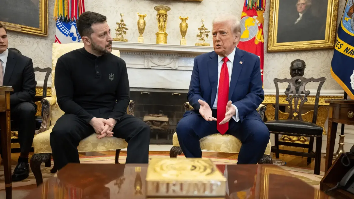 Trump with Zelensky FEB 2025