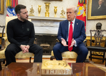 Trump with Zelensky FEB 2025