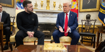 Trump with Zelensky FEB 2025