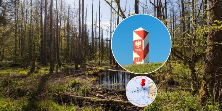 Migrant z Sudanu postrzelony gumową kulą na granicy z Białorusią