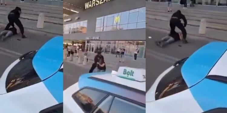 Nagranie z bójki na Dworcu Centralnym w Warszawie