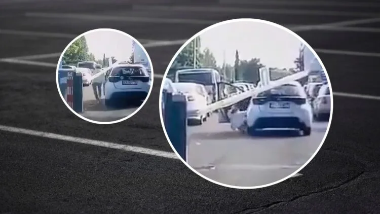 Potrącona przez własny samochód