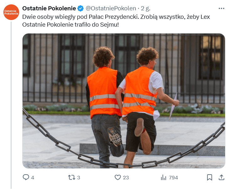 OSTATNIE POKOLENIE