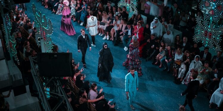 people fashion show on stage