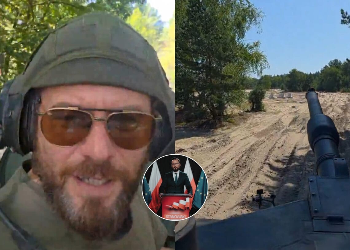 Krzysztof Stanowski jedzie czołgiem i pyta co u was w robocie