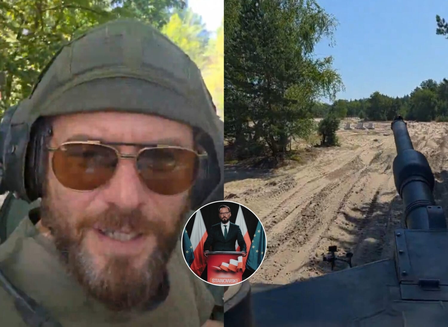 Krzysztof Stanowski jedzie czołgiem i pyta co u was w robocie