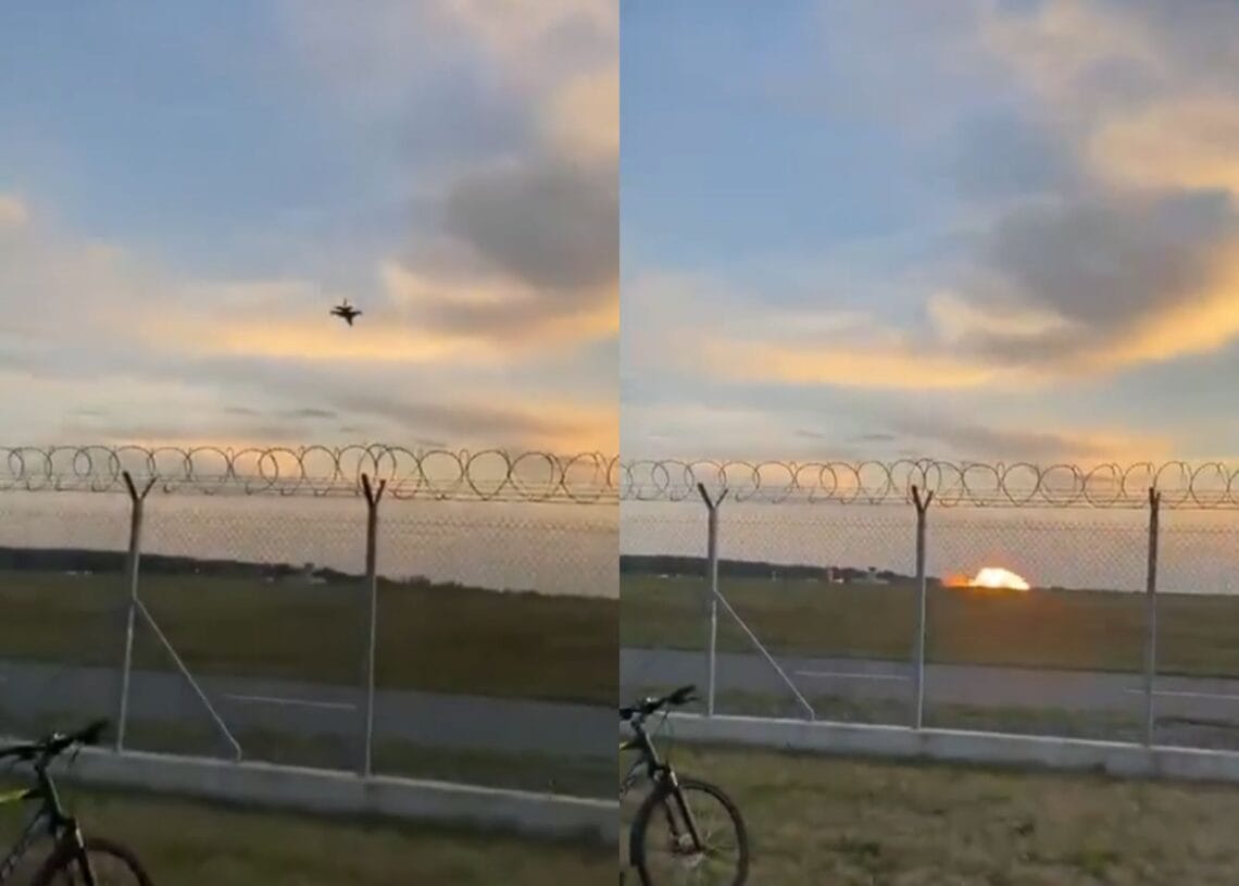 Tragedia w Radomiu F-16 z zespołu Tiger Demo rozbił się podczas treningu do Air Show Radom [film]