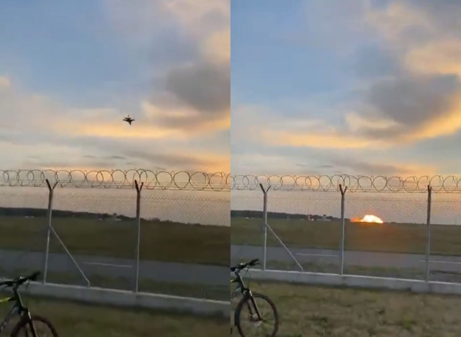 Tragedia w Radomiu F-16 z zespołu Tiger Demo rozbił się podczas treningu do Air Show Radom [film]