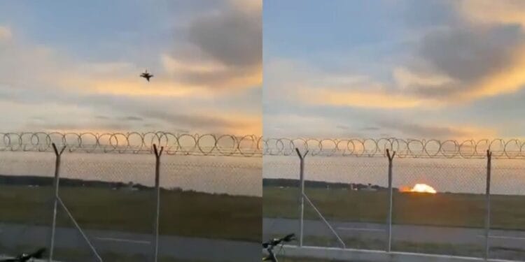 Tragedia w Radomiu F-16 z zespołu Tiger Demo rozbił się podczas treningu do Air Show Radom [film]