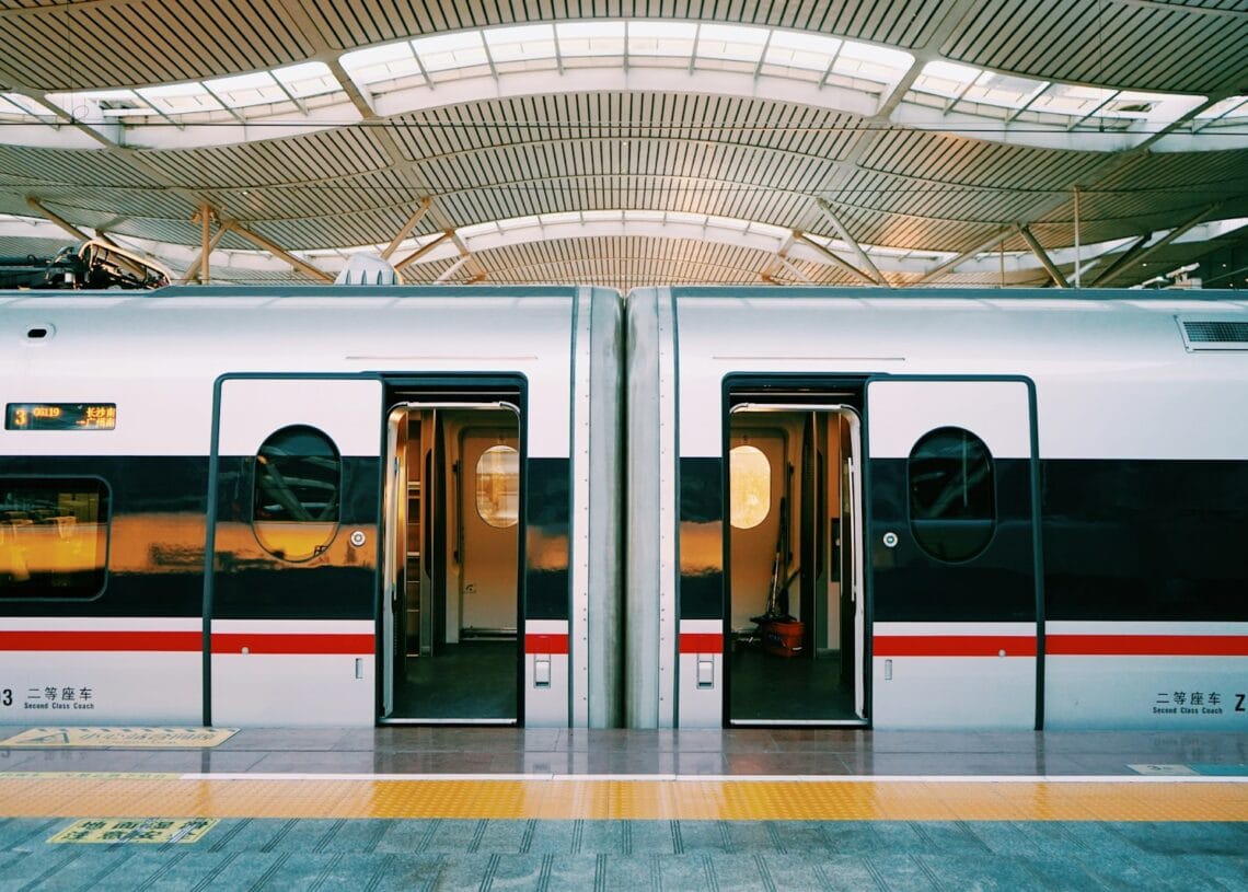 opened-door train