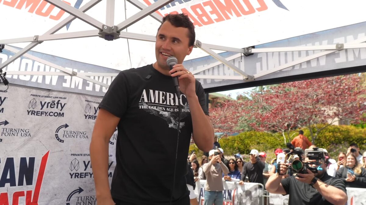 Charlie Kirk Hands Out Huge L's at University of California San Diego