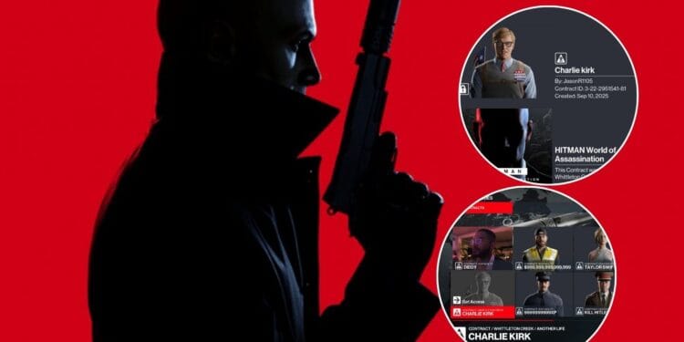 Hitman 3 i popularne kontrakty na Charlie Kirka, Elona Muska i Hitlera - tylko gra czy więcej