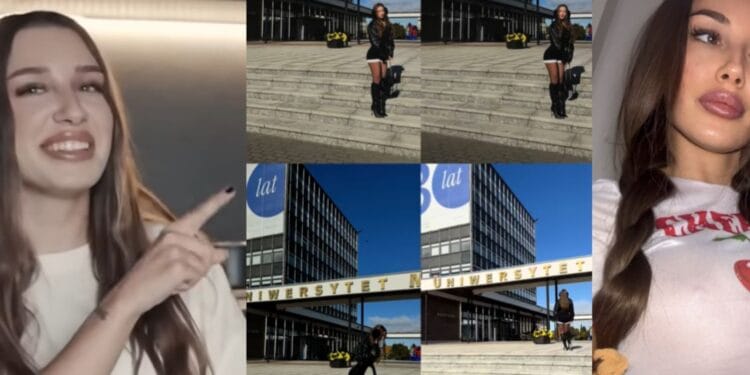 BadGirlSandra od Denisa rozpoczyna naukę na uniwersytecie [FILM]