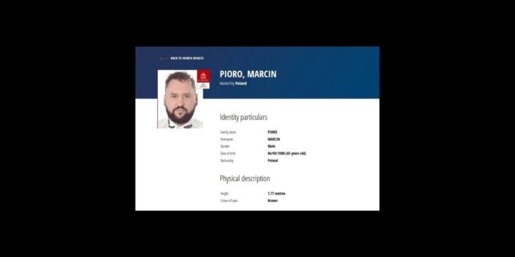 Prezes Cinkciarz poszukiwany. Interpol ściga Marcina Pióro