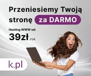 Przeniesiemy Twoją stronę za DARMO. Hosting WWW od: 39 zł/rok