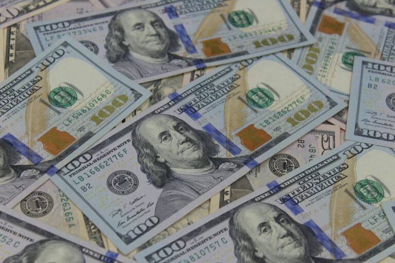 a close-up of some money