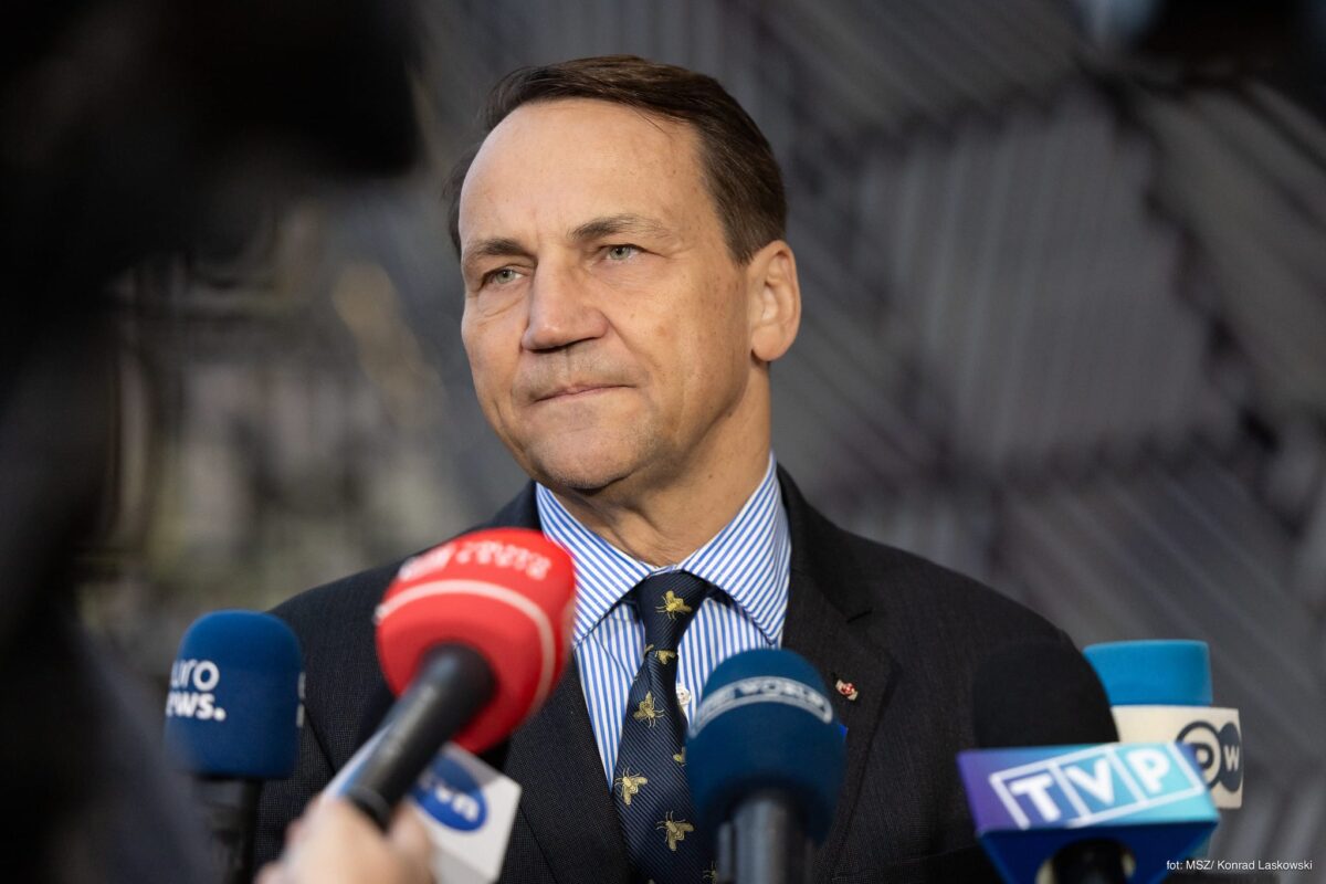 Wicepremier Radosław Sikorski