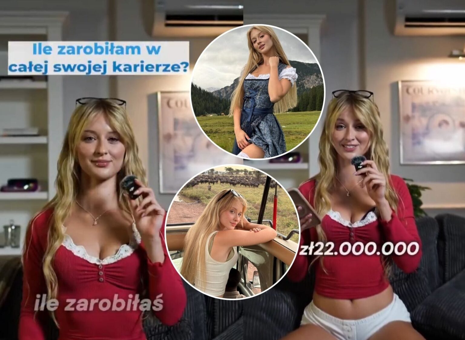 Lena Polanski i jej niebieska platforma 22 mln zł zarobku, ale czy to etyczne
