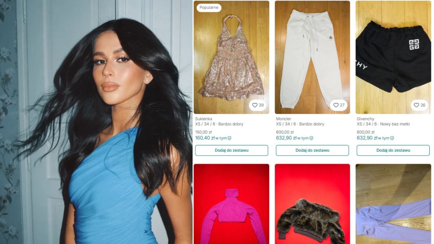 Roksana Węgiel wyprzedaje swoją garderobę na Vinted. Faceci rzucili się na jej używane rzeczy