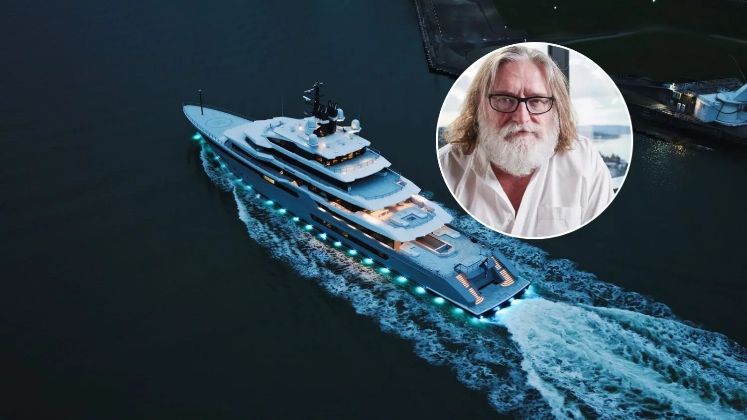twórca steam gabe newell i jego 500 milionowy jacht leviathan luksus, gry i nauka na morzu